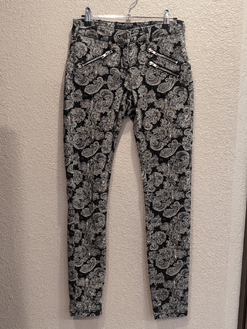 Maison Scotch Women's Corduroy Paisley Skinny pants